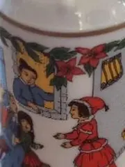 Vorschaubild 3 von Weihnachtsglocke Griechenland 2004 Porzellan Kind weiß 8cm
