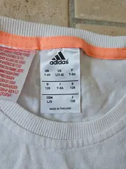 Vorschaubild 4 von Mädchen T-Shirt Gr. 128 Weiß mit buntem Grafik-Print Casual