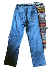 Vorschaubild 3 von Straight Leg Jeans Damen Blau Baumwolle Gr. W28 S L28