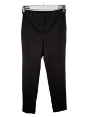 Vorschaubild 1 von Damen Stoffhose Nadelstreifen Business Büro Schwarz Gr. W26/34/XS