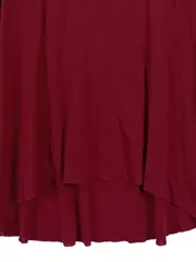 Vorschaubild 3 von Damen Langarmshirt Rot Gr. 38/M Lyocell Asymmetrisch
