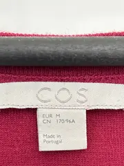 Vorschaubild 6 von Damen Langarmshirt Rot Gr. 38/M Lyocell Asymmetrisch