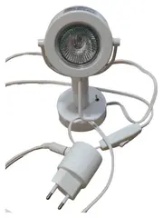 Vorschaubild 1 von Beryll Tischleuchte Spotlampe Weiß 12V 20W Modern Halogen