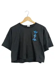 Vorschaubild 1 von Damen T-Shirt Gr. 36 Schwarz Sportlich mit Logo-Print