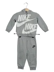 Vorschaubild 1 von Kinder Trainingsanzug Set Kapuzenjacke + Hose Gr. 68/74 Grau