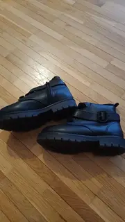Vorschaubild 1 von Kinder Stiefelette Boots Schwarz Gr. 24 Reißverschluss