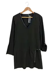 Vorschaubild 1 von Trend by Tunikakleid Damen Gr. 40 Schwarz Nieten NEU