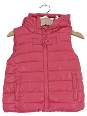 Vorschaubild 1 von BabyGirl Steppweste Kapuze Pink Gr. 82/80 Mädchen Weste