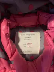 Vorschaubild 2 von BabyGirl Steppweste Kapuze Pink Gr. 82/80 Mädchen Weste