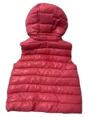 Vorschaubild 3 von BabyGirl Steppweste Kapuze Pink Gr. 82/80 Mädchen Weste