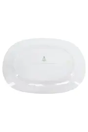 Vorschaubild 2 von Servierplatte Weiß Porzellan Geometrisch Bunt Elegant