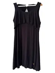 Vorschaubild 1 von Sommerkleid Kinder Gr. 164 Schwarz Casual Rüschen