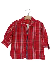 Vorschaubild 1 von Kinder Freizeithemd Karohemd Gr. 86 Rot Casual