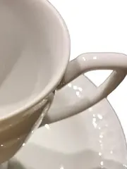 Vorschaubild 4 von Classic Tasse Untertasse 2tlg Porzellan Weiß 8cm