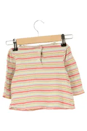 Vorschaubild 2 von Langarmshirt Kinder Gr. 68 Mehrfarbig Gestreift Klassisch Preppy