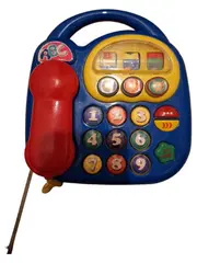 Vorschaubild 1 von ABC Spielzeugtelefon Kinder Lerntelefon mit Zahlen Blau Rot Gelb