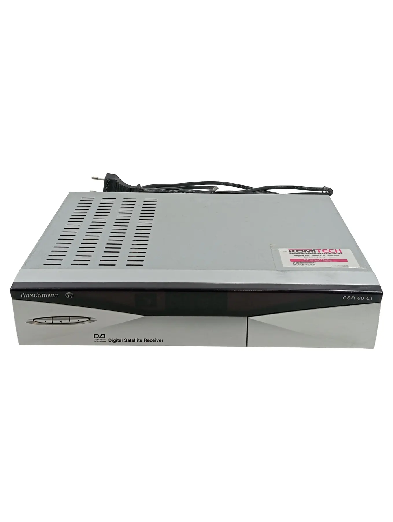 HIRSCHMANN CSR 60 CI DVB-S Digital Sat Receiver Satelliten Receiver Silber