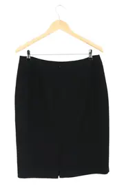 Vorschaubild 2 von Bleistiftrock Damen Gr. 42 Schwarz Business Elegant Klassisch Polyester