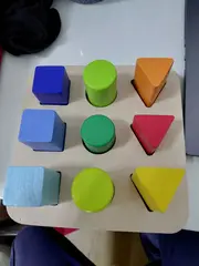 Vorschaubild 3 von Holz Sortierspiel Formenspiel Steckspiel Kinder Lernspielzeug