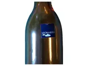 Vorschaubild 2 von Vase Modern Braun Glas 33cm Flaschenform Dekovase Blumenvase