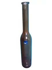 Vorschaubild 1 von Vase Modern Braun Glas 33cm Flaschenform Dekovase Blumenvase