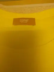 Vorschaubild 5 von Damen T-Shirt Gelb Rippstrick Gr. XXL Basic Halbarm Baumwolle