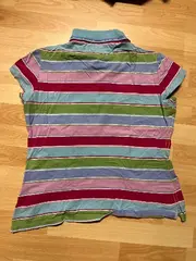 Vorschaubild 2 von Damen Poloshirt Gestreift Slim Fit Gr. XXL Mehrfarbig