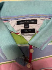 Vorschaubild 3 von Damen Poloshirt Gestreift Slim Fit Gr. XXL Mehrfarbig