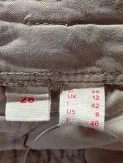 Vorschaubild 4 von Damen Stoffhose Gr. 38 W29 Beige Casual Baumwolle Hose