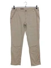 Vorschaubild 1 von Damen Stoffhose Gr. 38 W29 Beige Casual Baumwolle Hose