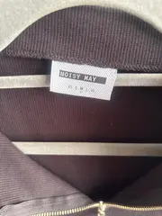 Vorschaubild 4 von Damen Bluse Oberteil Reißverschluss Schwarz Gr. 38;M