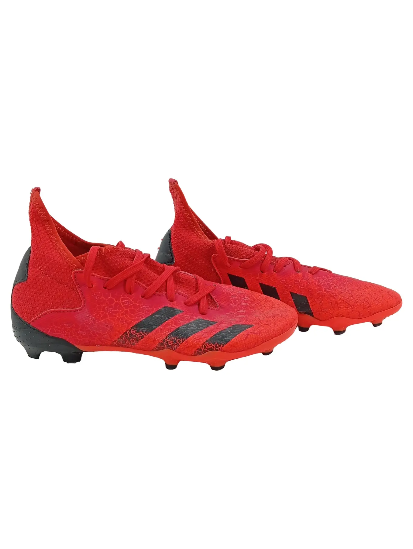 ADIDAS Predator Freak Fussballschuhe Kinder Sport Rot Gr. 35
