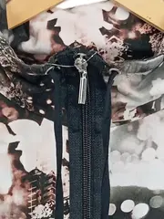 Vorschaubild 4 von Damen Leichte Jacke Gr. 48 Mehrfarbig Modern Grafisch