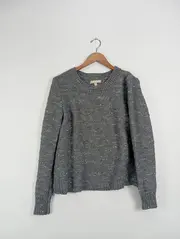 Vorschaubild 2 von Damen Pullover Gr. 40/L Grau Casual Strick