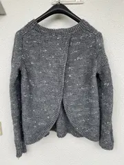Vorschaubild 3 von Damen Pullover Gr. 40/L Grau Casual Strick