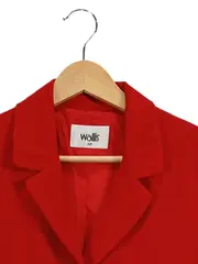 Vorschaubild 2 von Damen Blazer Rot Gr. 40 L Business Langarm Elegant