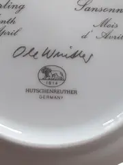 Vorschaubild 5 von Ole Winther April Vogel Sammelteller Porzellan Nostalgisch
