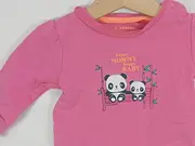 Vorschaubild 4 von Baby Body Mädchen Langarm Panda Motiv Pink Gr. 62