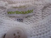 Vorschaubild 4 von Mädchen Strickweste Gr. 150/152 Beige Punkte Kurzarm