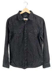 Vorschaubild 1 von MAN Herren Jeanshemd Denim Slim Fit Gr. M Grau Western-Style
