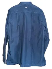 Vorschaubild 2 von Herren Freizeithemd Regular Fit Gr. L Blau Baumwolle