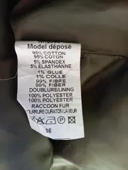 Vorschaubild 4 von Damen Felljacke Parka Gr. 36/S Grün Casual Urban