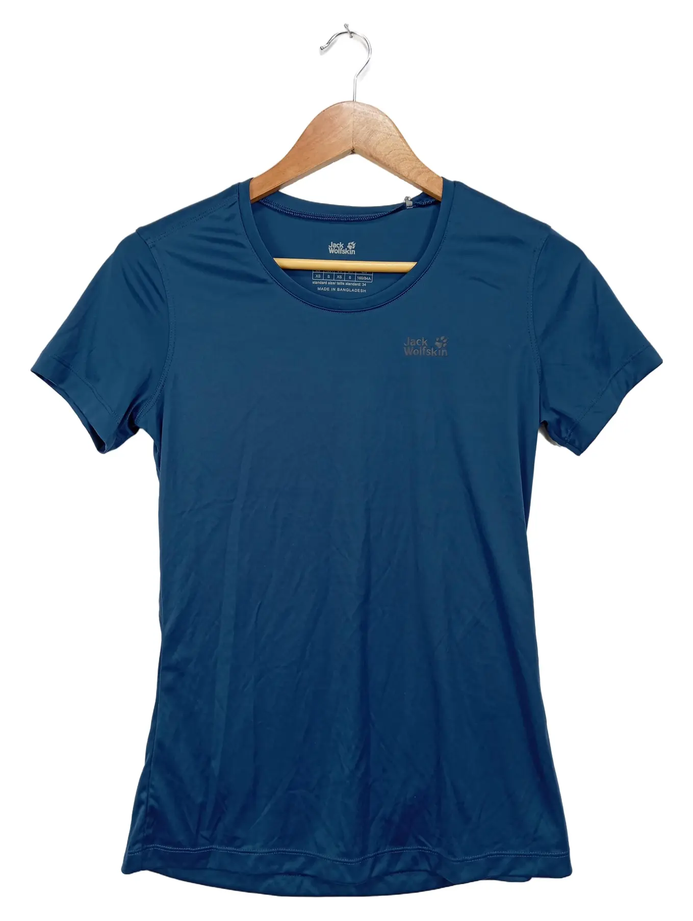 JACK WOLFSKIN Damen Sport Shirt XS Blau