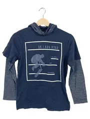 Vorschaubild 1 von Kinder Hoodie Pullover Blau Sportlich Gr. 146/152 Kapuze