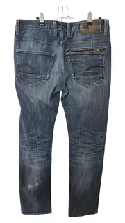 Vorschaubild 2 von Herren Jeans Regular Fit Hose W32L34 Blau Casual