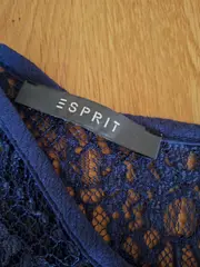 Vorschaubild 5 von Damen Bluse Spitze Viskose Gr. 32;XXS Blau Feminin