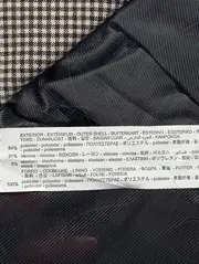 Vorschaubild 4 von Damen Blazer Gr. 34/XS Business Kariert Braun Elegant Langarm