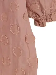 Vorschaubild 4 von Mädchen Tunikakleid gepunktet Rüschen Rosa Baumwolle Gr. 104