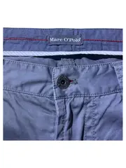 Vorschaubild 2 von Herren Stoffhose Chino Grau Größe 38 W38 Baumwolle Casual
