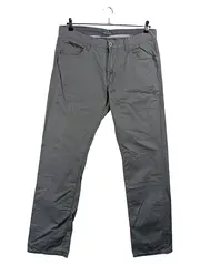 Vorschaubild 1 von Herren Stoffhose Chino Grau Größe 38 W38 Baumwolle Casual